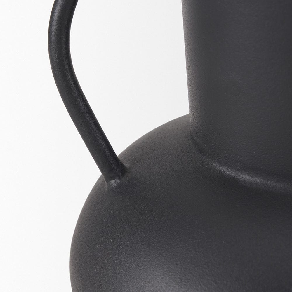 Mercana - Tasya Small Matte Black Metal Vase - 70943 view 6
