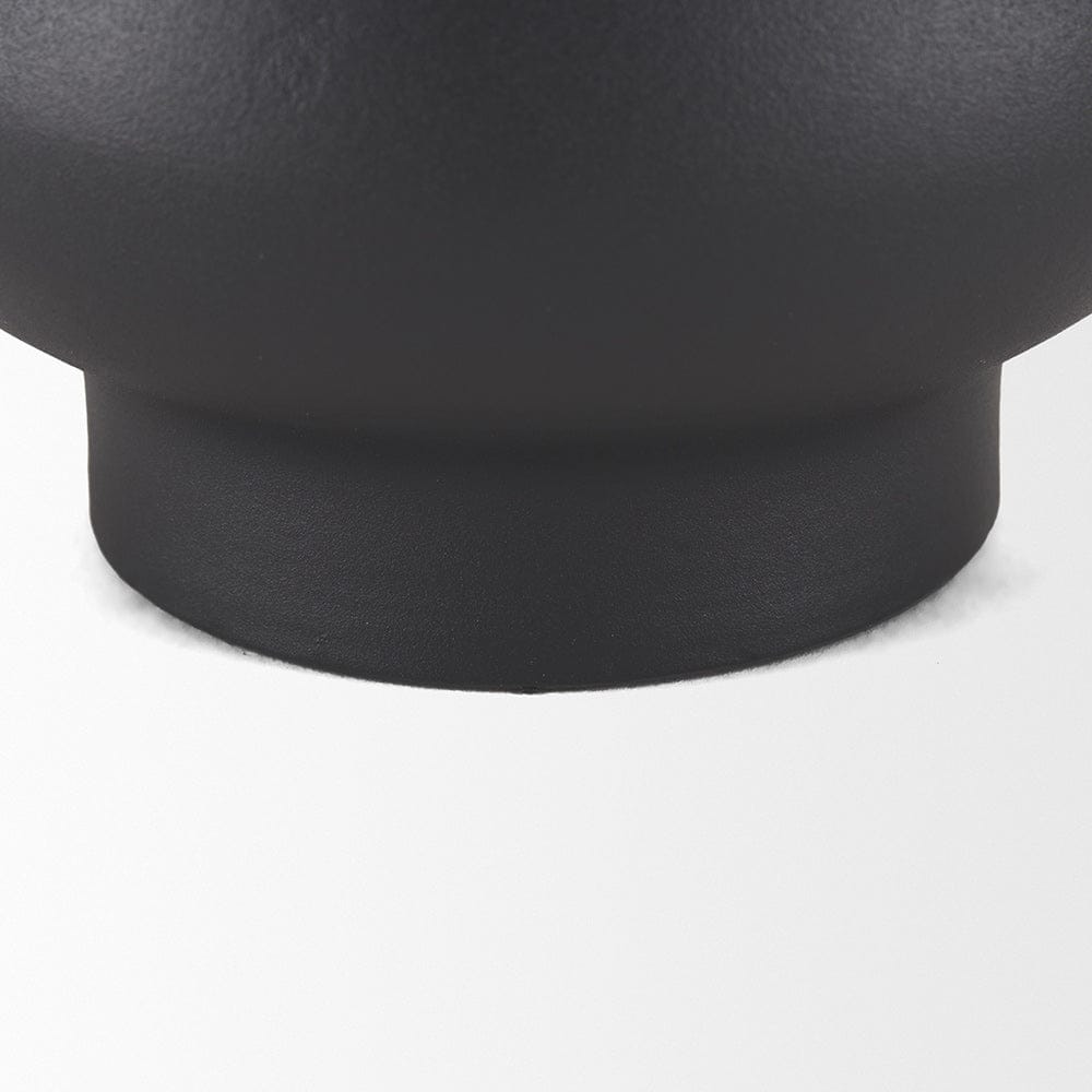 Mercana - Tasya Small Matte Black Metal Vase - 70943 view 7