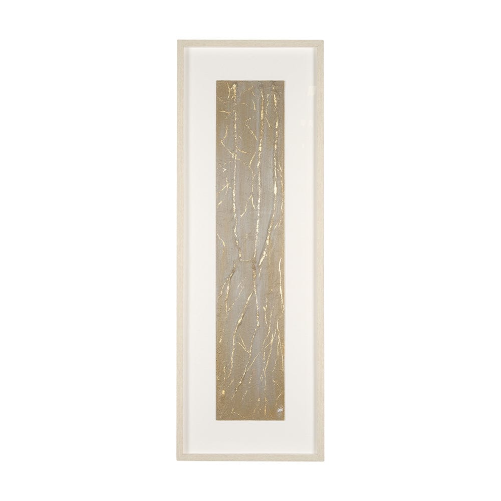 Mercana - Taupe Expression by Studio M a handmade Original Framed 3D Textured Artwork under Glass - 15221 view 1