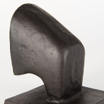 Mercana - Tauro III 10L x 5W Black Cast Aluminum Raging Bull Bookends (Set of 2) - 69065 view 9