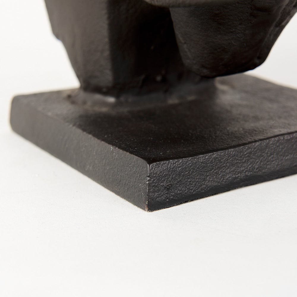 Mercana - Tauro III 10L x 5W Black Cast Aluminum Raging Bull Bookends (Set of 2) - 69065 view 10