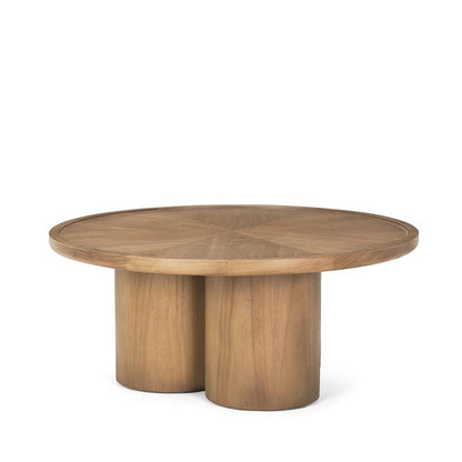 Mercana - Tavi Medium Brown Round Coffee Table - 70859-AB view 1