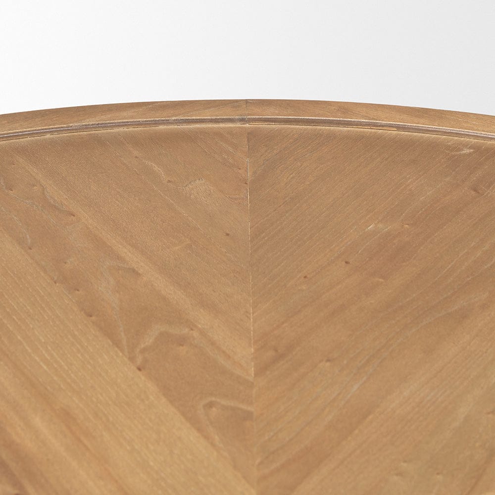 Mercana - Tavi Medium Brown Round Coffee Table - 70859-AB view 4
