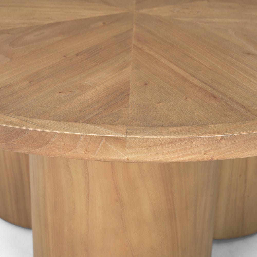 Mercana - Tavi Medium Brown Round Coffee Table - 70859-AB view 5