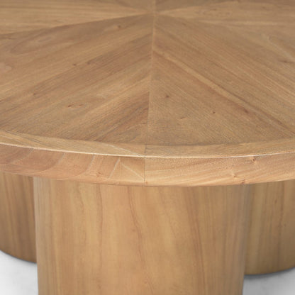 Mercana - Tavi Medium Brown Round Coffee Table - 70859-AB view 5