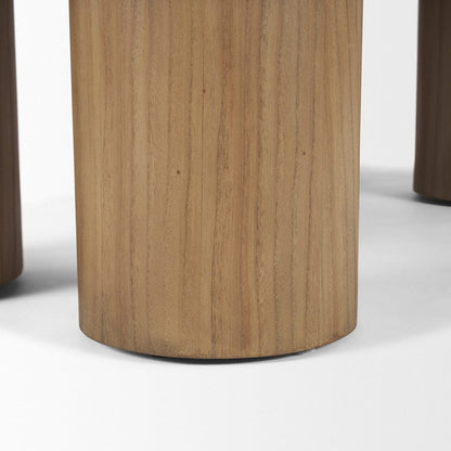Mercana - Tavi Rectangular Natural Brown w/ Column Legs Coffee Table - 70858-AB view 7