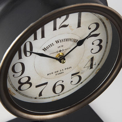 Mercana - Taxz Metallic Brown Metal Hanging Table Clock - 63025 view 7