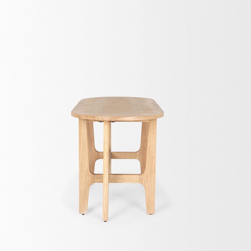 Mercana - Taylin Light Brown Solid Wood Desk - 71004 view 4