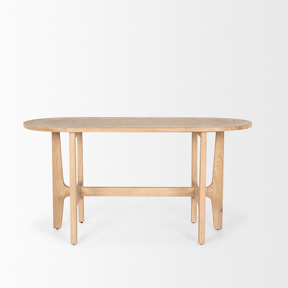 Mercana - Taylin Light Brown Solid Wood Desk - 71004 view 5