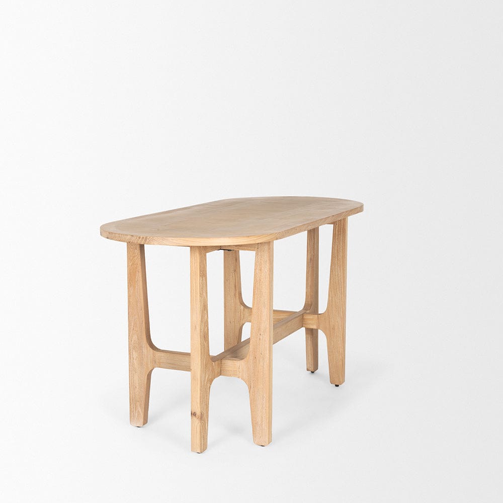 Mercana - Taylin Light Brown Solid Wood Desk - 71004 view 6