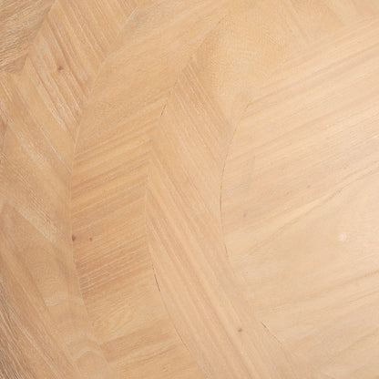 Mercana - Taylin Light Brown Wood Round Coffee Table - 70861 view 8