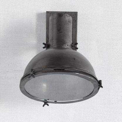 Mercana - Taza 10.3x12 Gray Metal Dome Shade Wall Sconce - 65123_CLOSEOUT view 2