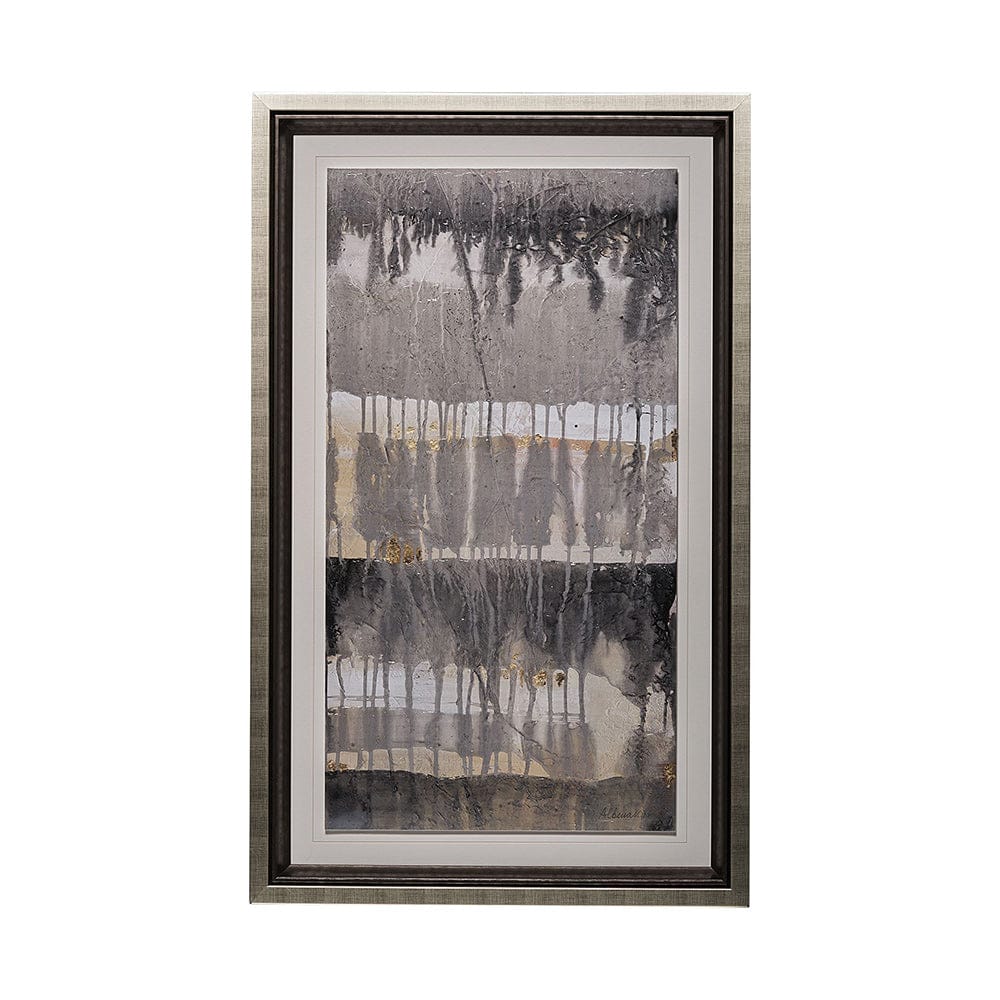 Mercana - Tectonic I by Albena Hristova a Hand Embellished Textured Framed Art Print Matted under Glass - 13160 view 1