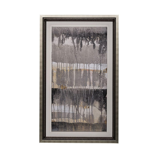 Mercana - Tectonic I by Albena Hristova a Hand Embellished Textured Framed Art Print Matted under Glass - 13160 view 1