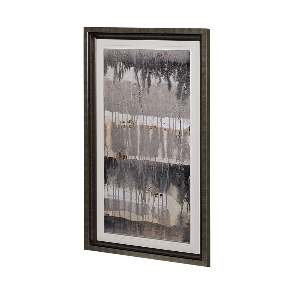Mercana - Tectonic I by Albena Hristova a Hand Embellished Textured Framed Art Print Matted under Glass - 13160 view 4
