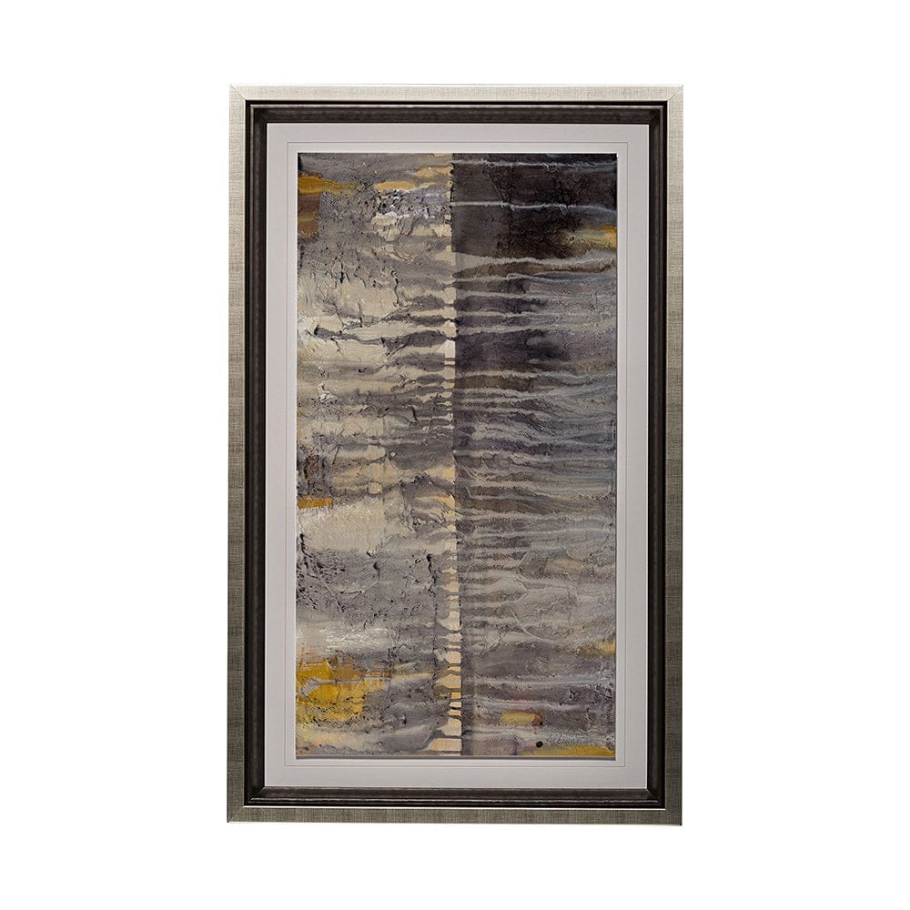 Mercana - Tectonic II by Albena Hristova a Hand Embellished Textured Framed Art Print Matted under Glass - 13161 view 1