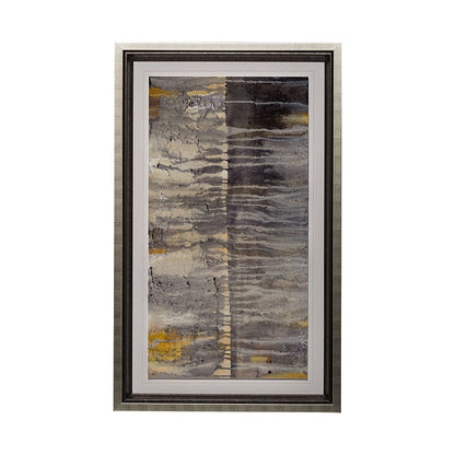Mercana - Tectonic II by Albena Hristova a Hand Embellished Textured Framed Art Print Matted under Glass - 13161 view 1
