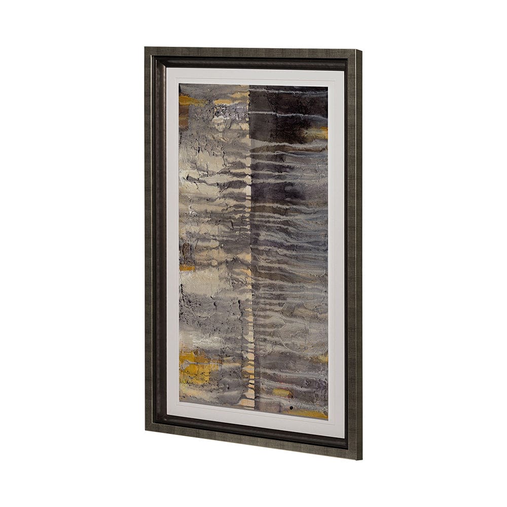 Mercana - Tectonic II by Albena Hristova a Hand Embellished Textured Framed Art Print Matted under Glass - 13161 view 4