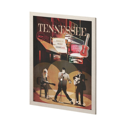 Mercana - Tennessee Go USA L by Mercana Studio a Hand Embellished Decograph Framed Art Print - 14161 view 2