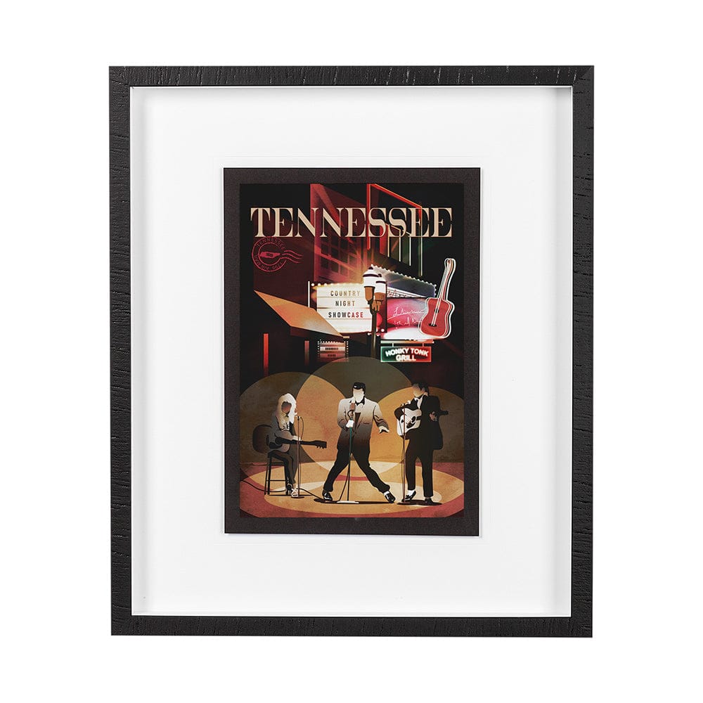 Mercana - Tennessee Go USA M by Mercana Studio a Framed Art Print Matted under Glass - 14159 view 1