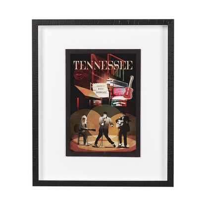 Mercana - Tennessee Go USA M by Mercana Studio a Framed Art Print Matted under Glass - 14159 view 1