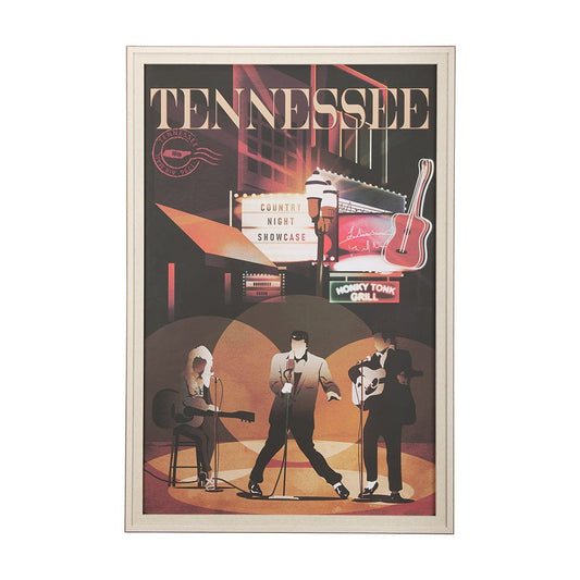 Mercana - Tennessee Go USA XL by Mercana Studio a Hand Embellished Decograph Framed Art Print under Glass - 14162 view 1