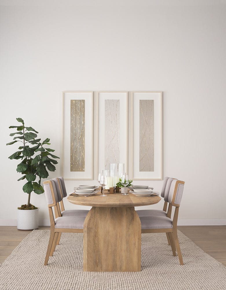 Mercana - Tenton I Grey Fabric Wrap Brown Wooden Base Dining Chair (Set of 2) - 68192 view 8
