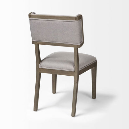 Mercana - Tenton II Grey Fabric Seat Brown Wood Frame Dining Chair (Set of 2) - 68193_CLOSEOUT view 7