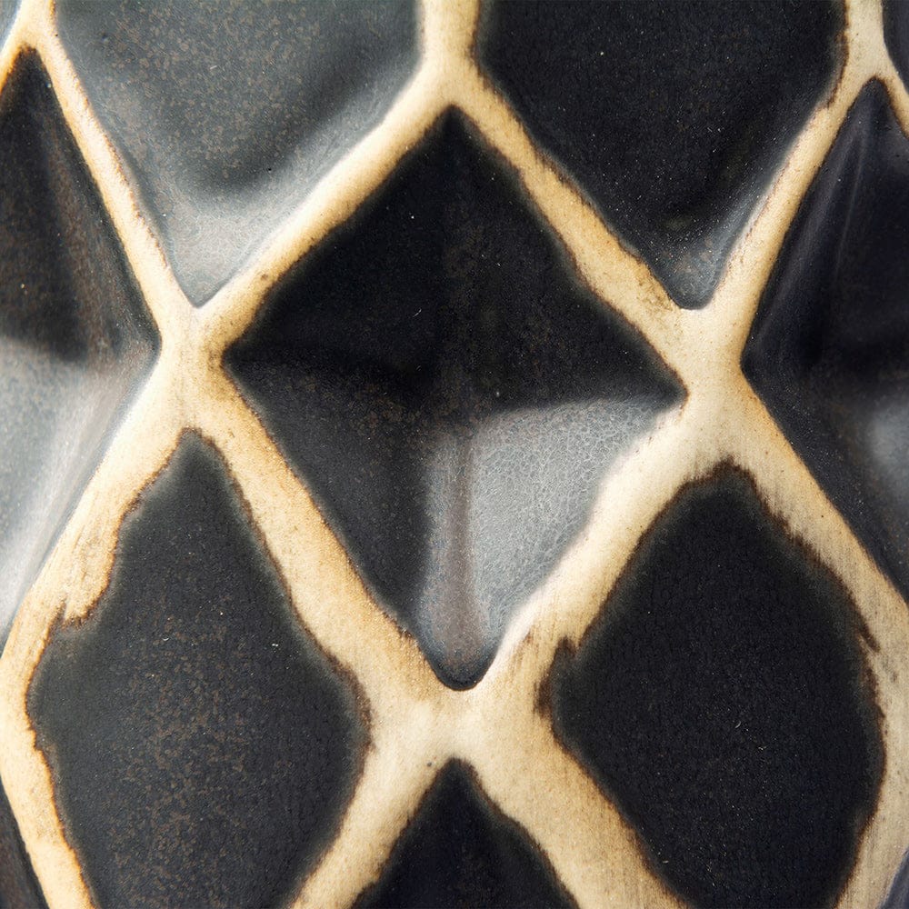 Mercana - Teulia I Tall Black With Cream Accent Ceramic Vase - 68016 view 2