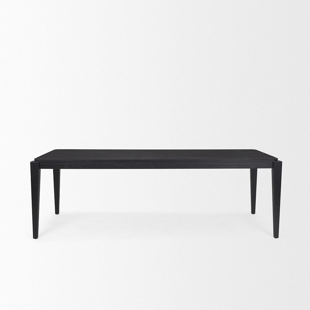 Mercana - Teva Black Wood Rectangular 92" Dining Table - 70862 view 2