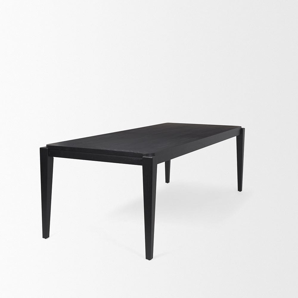 Mercana - Teva Black Wood Rectangular 92" Dining Table - 70862 view 4