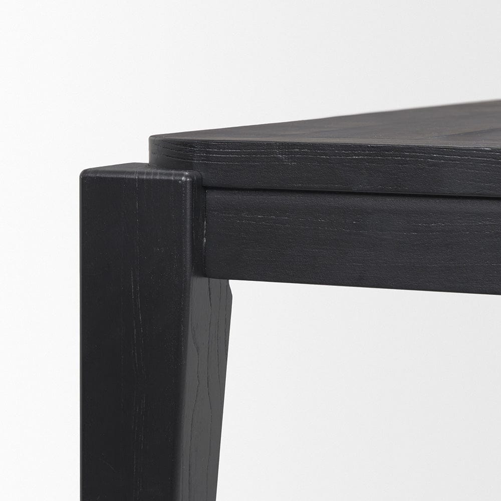 Mercana - Teva Black Wood Rectangular 92" Dining Table - 70862 view 7