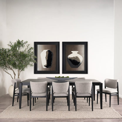 Mercana - Teva Black Wood Rectangular 92" Dining Table - 70862 view 10