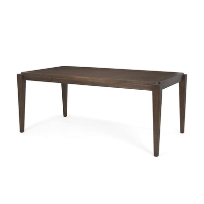 Mercana - Teva Dark Brown Wood Rectangular 72" Dining Table - 70863 view 1