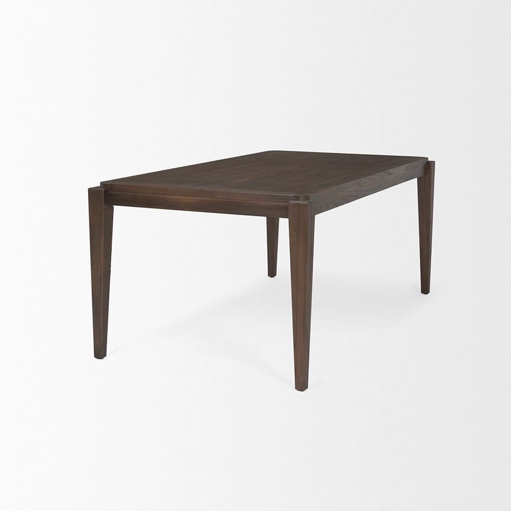 Mercana - Teva Dark Brown Wood Rectangular 72" Dining Table - 70863 view 4