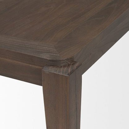 Mercana - Teva Dark Brown Wood Rectangular 72" Dining Table - 70863 view 6