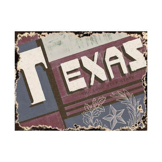 Mercana - Texas by Alarm a Hand Embellished Textured Canvas - 101636-L view 1