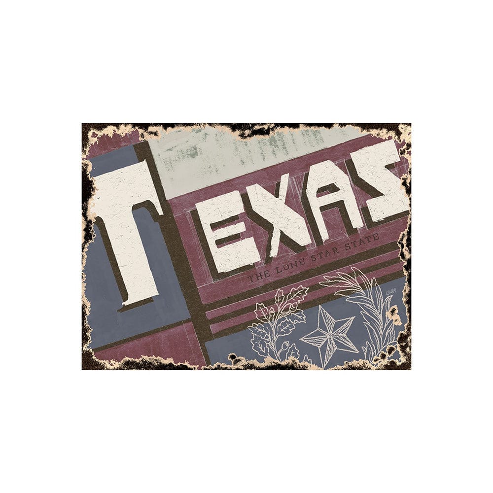 Mercana - Texas by Alarm a Hand Embellished Textured Canvas - 101636-S view 1