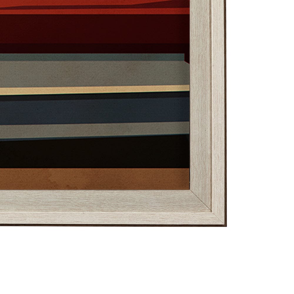 Mercana - Texas Go USA XL by Mercana Studio a Hand Embellished Decograph Framed Art Print under Glass - 13729 view 3