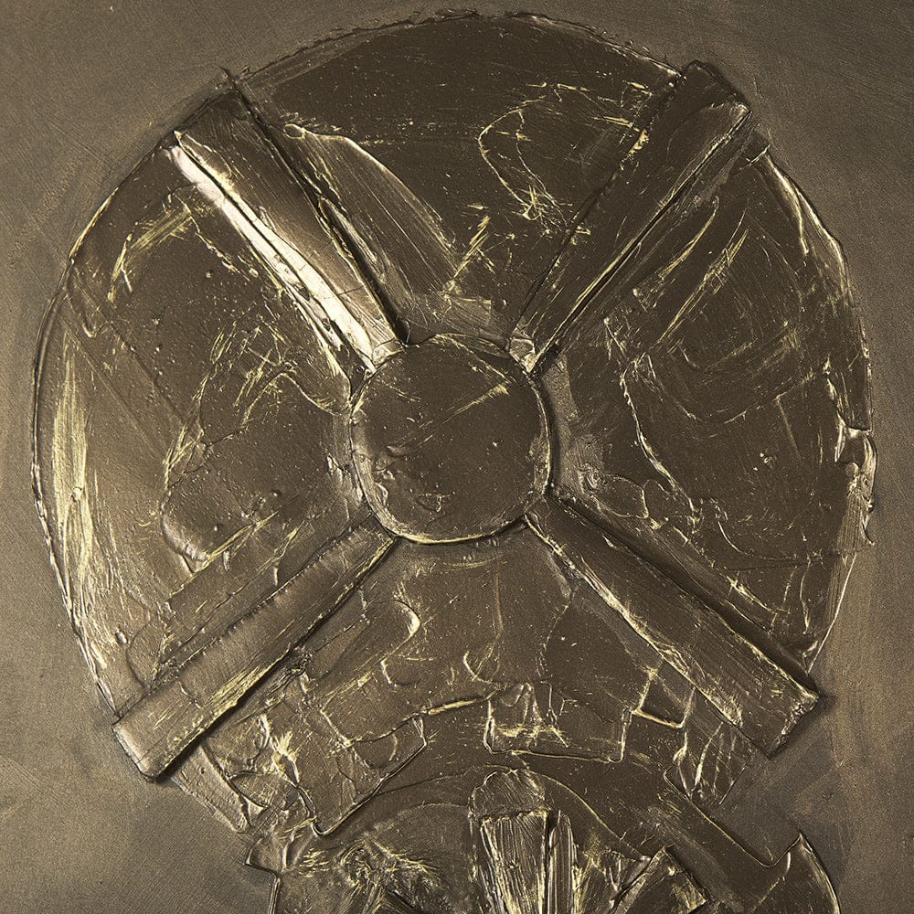 Mercana - The Bronze Spark III by Studio M a handmade Original Framed Artwork under Glass - 14787 view 4