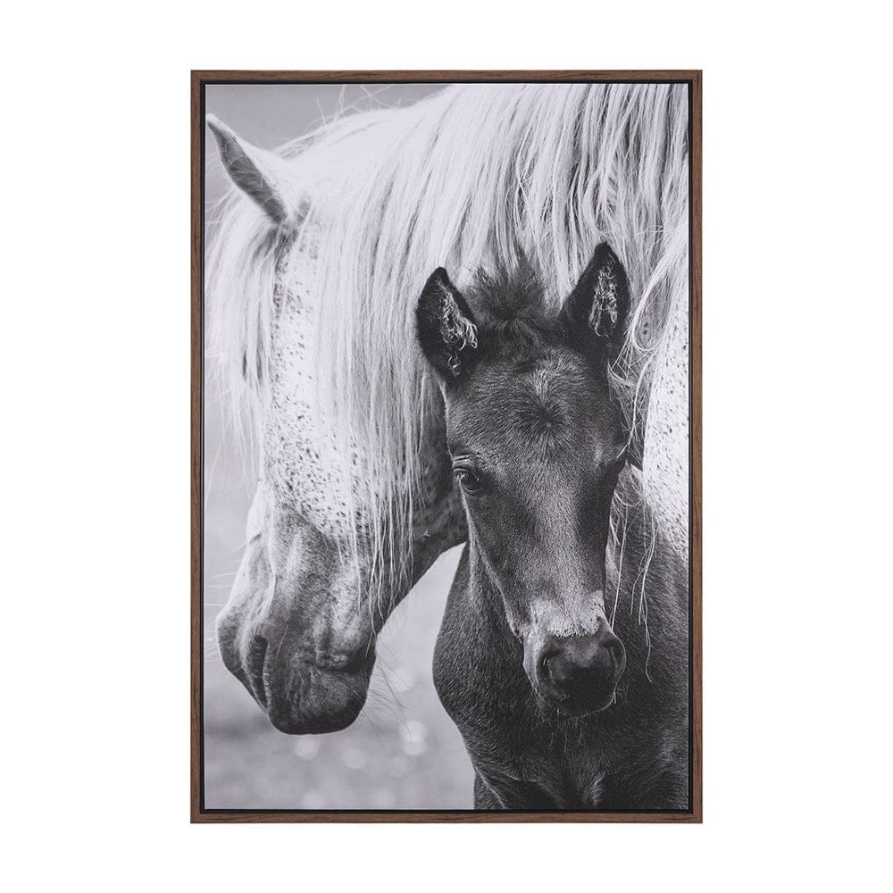 Mercana - The Foal by Mercana Studio a Hand Embellished Textured Framed Canvas - 102667-FL view 1