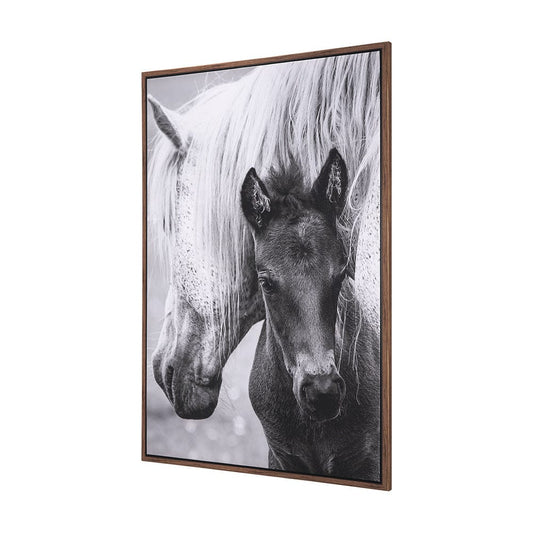 Mercana - The Foal by Mercana Studio a Hand Embellished Textured Framed Canvas - 102667-FL view 2