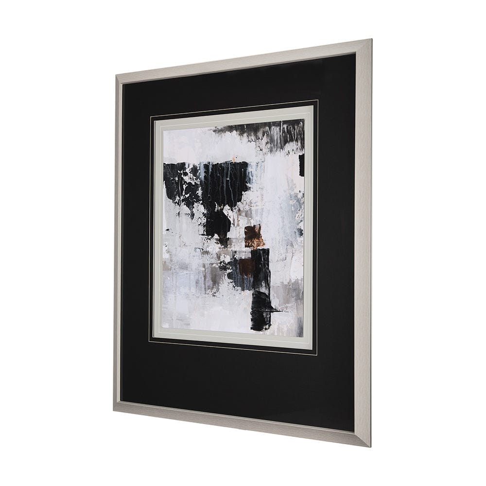 Mercana - The Fog II by Mercana Studio a Hand Embellished Textured Framed Art Print Matted under Glass - 14750 view 2