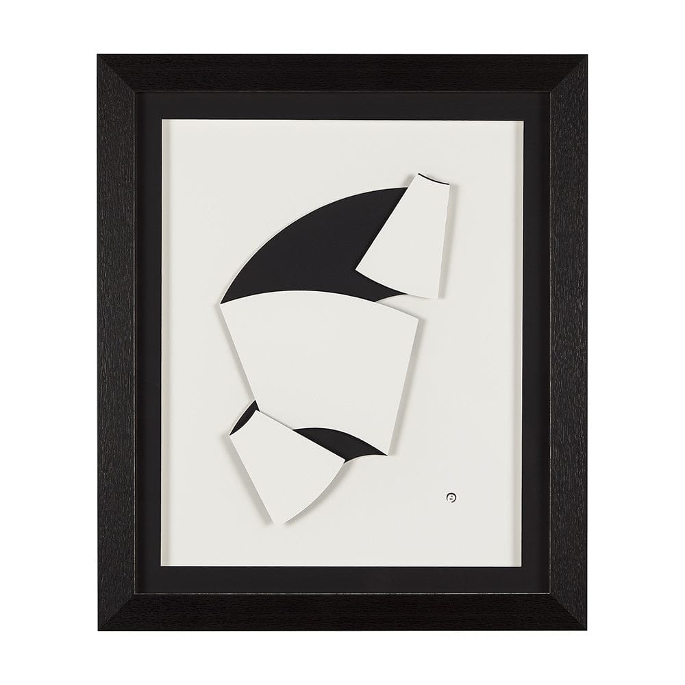 Mercana - The Fold Paper II by Studio M a handmade Original Framed Artwork under Glass - 14694 view 1