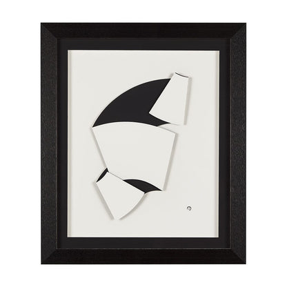 Mercana - The Fold Paper II by Studio M a handmade Original Framed Artwork under Glass - 14694 view 1