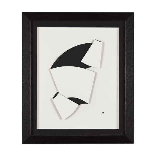 Mercana - The Fold Paper II by Studio M a handmade Original Framed Artwork under Glass - 14694 view 1