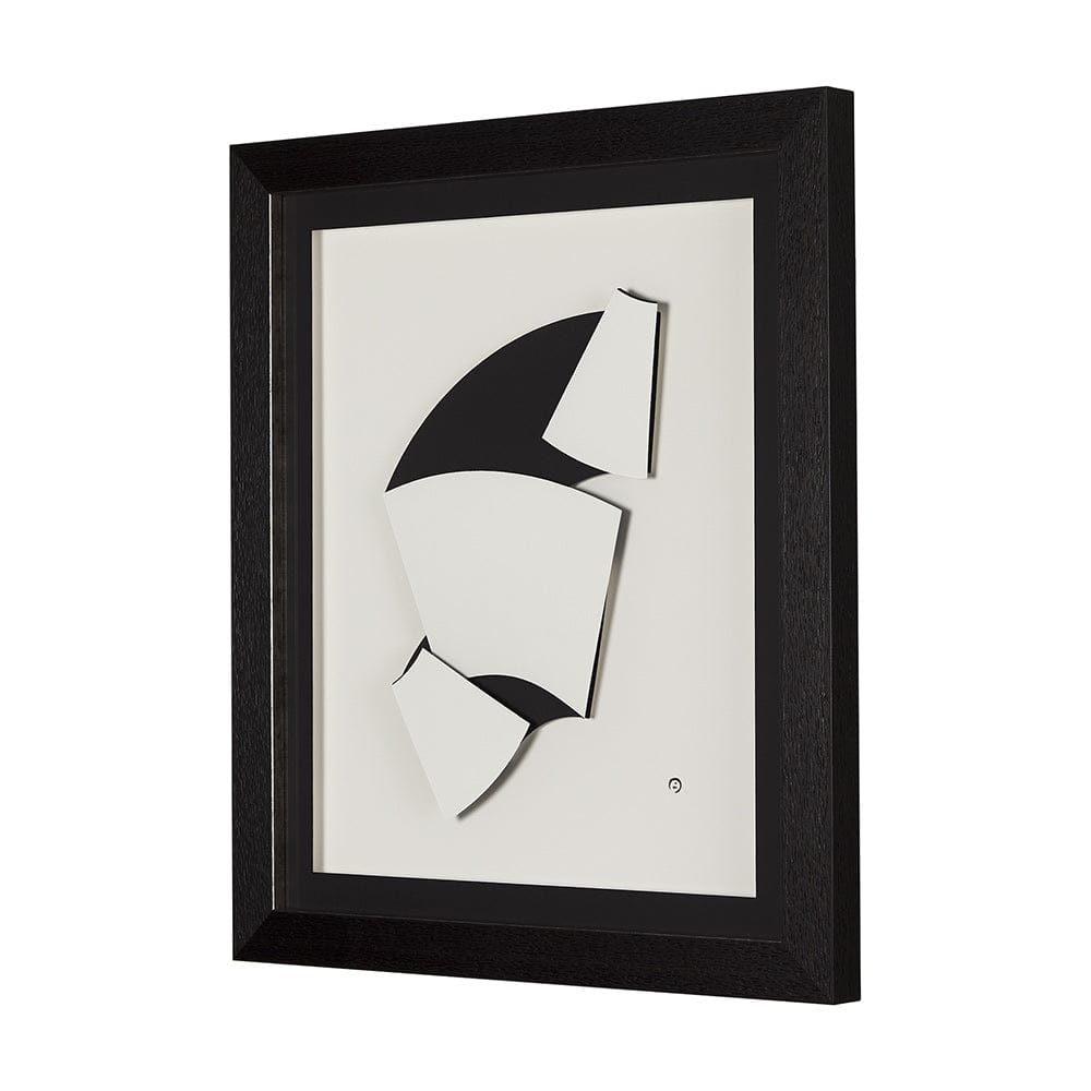 Mercana - The Fold Paper II by Studio M a handmade Original Framed Artwork under Glass - 14694 view 2