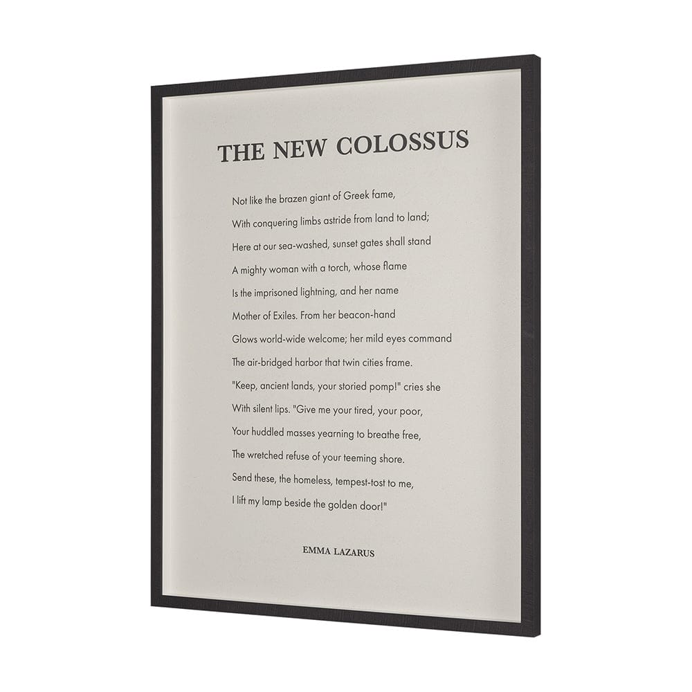 Mercana - The New Colossus by Mercana Studio a Hand Embellished Framed Art Print Matted under Glass - 15550 view 2