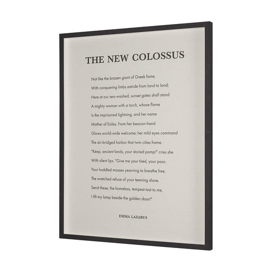 Mercana - The New Colossus by Mercana Studio a Hand Embellished Framed Art Print Matted under Glass - 15550 view 2