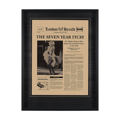 Mercana - The Seven Year Itch by Vintage Collection Hand Embellished Framed Art Photo Matted under Glass - 13200 view 1